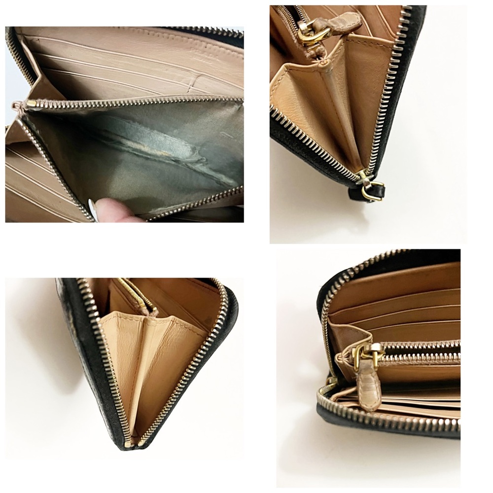 🔥PRADA 🔥Logo Patent Leather Zip
Around Wallet - Picture 8 of 9